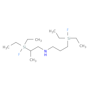 1-Propanamine, 2-(diethylfluorosilyl)-N-[3-(diethylfluorosilyl)propyl]-
