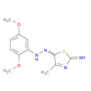 N-[(2-IMINO-4-METHYL-1,3-THIAZOL-5-YLIDENE)AMINO]-2,5-DIMETHOXY-ANILINE