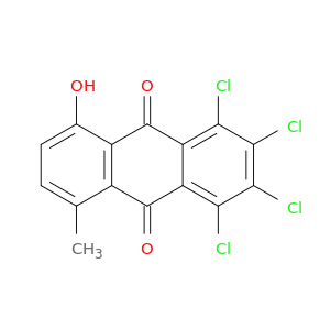 9,10-Anthracenedione, 1,2,3,4-tetrachloro-5-hydroxy-8-methyl-