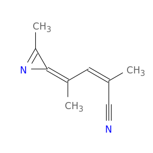 2-Pentenenitrile, 2-methyl-4-(3-methyl-2H-azirin-2-ylidene)-, (2Z,4E)-