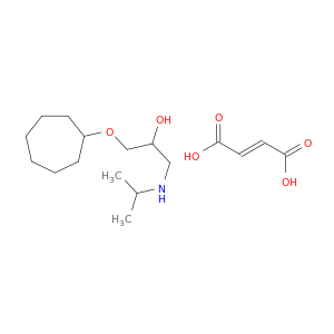 2-Propanol, 1-cycloheptyloxy-3-isopropylamino-, maleate