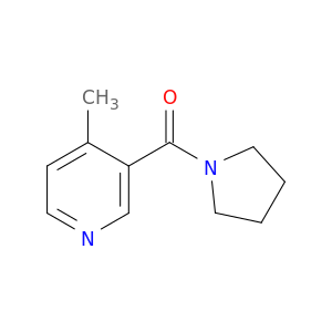 Pyrrolidine, 1-[(4-methyl-3-pyridinyl)carbonyl]-