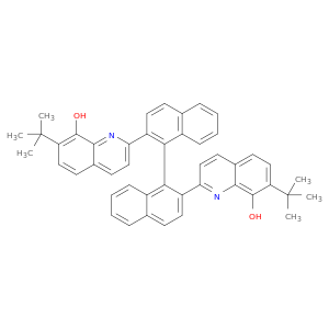 8-Quinolinol,2,2'-(1R)-[1,1'-binaphthalene]-2,2'-diylbis[7-(1,1-dimethylethyl)-