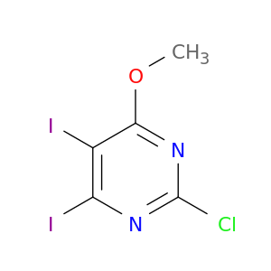 2-Chloro-4,5-diiodo-6-methoxypyrimidine