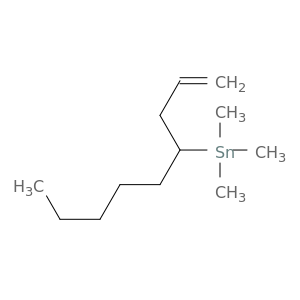 Stannane, trimethyl[1-(2-propenyl)hexyl]-