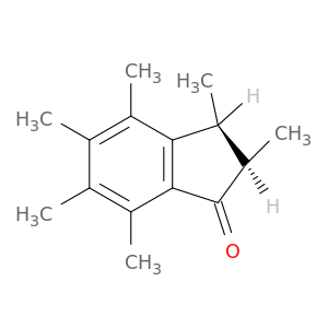 1H-Inden-1-one, 2,3-dihydro-2,3,4,5,6,7-hexamethyl-, cis-
