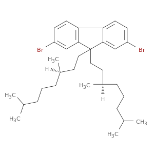 9H-Fluorene, 2,7-dibromo-9,9-bis[(3R)-3,7-dimethyloctyl]-
