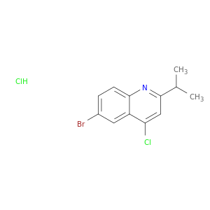 6-Bromo-4-chloro-2-isopropylquinoline hydrochloride