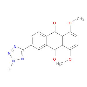 9,10-Anthracenedione, 1,4-dimethoxy-6-(1H-tetrazol-5-yl)-