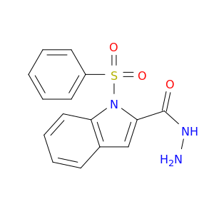 1H-吲哚-2-羧酸,1-(苯磺酰基)-,酰肼