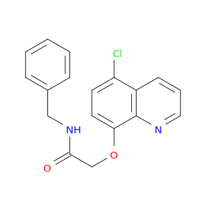 Acetamide, 2-[(5-chloro-8-quinolinyl)oxy]-N-(phenylmethyl)-