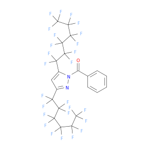 1-Benzoyl-3,5-bis(perfluorohexyl)pyrazole