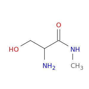 2-amino-3-hydroxy-N-methylpropanamide