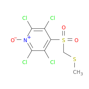 Pyridine, 2,3,5,6-tetrachloro-4-[[(methylthio)methyl]sulfonyl]-, 1-oxide