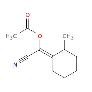 Acetonitrile, (acetyloxy)(2-methylcyclohexylidene)-, (Z)-