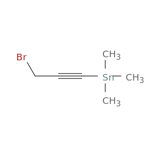 Stannane, (3-bromo-1-propynyl)trimethyl-