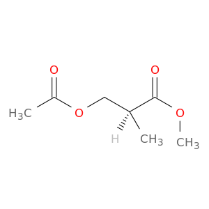 Propanoic acid, 3-(acetyloxy)-2-methyl-, methyl ester, (2S)-