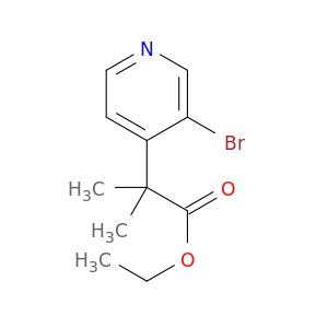 4-Pyridineacetic acid, 3-bromo-alpha,alpha-dimethyl-, ethyl ester