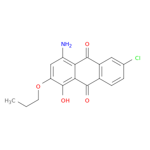 9,10-Anthracenedione, 4-amino-6-chloro-1-hydroxy-2-propoxy-