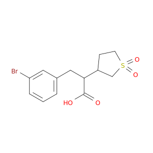 3-(3-Bromophenyl)-2-(1,1-dioxo-1lambda6-thiolan-3-yl)propanoic Acid