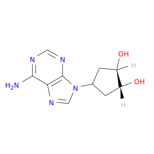 1,2-Cyclopentanediol,4-(6-amino-9H-purin-9-yl)-, (1R,2R)-rel-