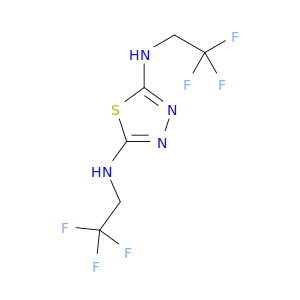 1,3,4-Thiadiazole-2,5-diamine, N,N'-bis(2,2,2-trifluoroethyl)-