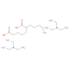 Heptanedioic acid, 2-pentyl-, compd. with N,N-diethylethanamine (1:2)