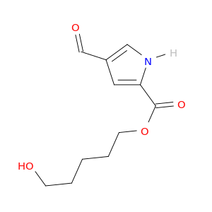 1H-Pyrrole-2-carboxylic acid, 4-formyl-, 5-hydroxypentyl ester