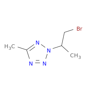 2H-Tetrazole, 2-(2-bromo-1-methylethyl)-5-methyl-