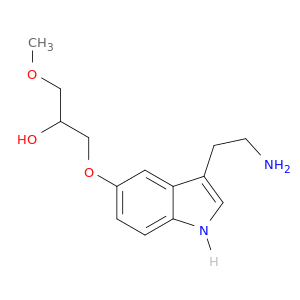 2-Propanol, 1-[[3-(2-aminoethyl)-1H-indol-5-yl]oxy]-3-methoxy-