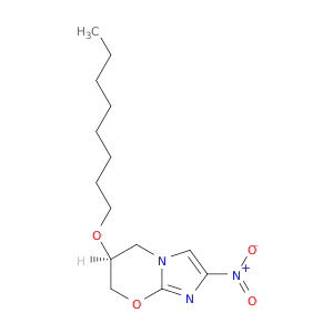 (6s)-6,7-二氢-2-硝基-6-(辛氧基)-5h-咪唑[2,1-b][1,3]恶唑