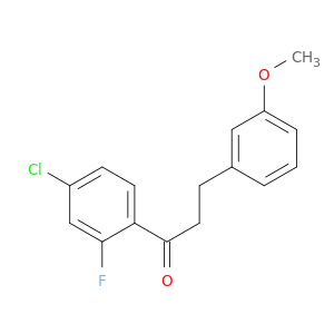 4'-CHLORO-2'-FLUORO-3-(3-METHOXYPHENYL)PROPIOPHENONE