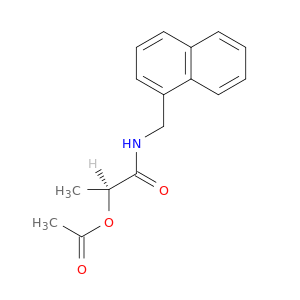 Propanamide, 2-(acetyloxy)-N-(1-naphthalenylmethyl)-, (2S)-
