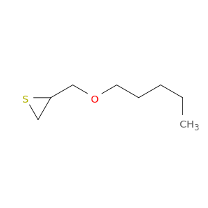 Thiirane, [(pentyloxy)methyl]-
