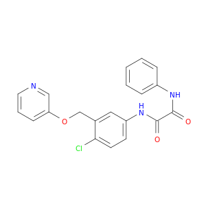Ethanediamide, N-[4-chloro-3-[(3-pyridinyloxy)methyl]phenyl]-N'-phenyl-