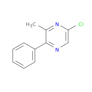 Pyrazine, 5-chloro-3-methyl-2-phenyl-
