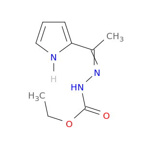 Hydrazinecarboxylic acid, [1-(1H-pyrrol-2-yl)ethylidene]-, ethyl ester