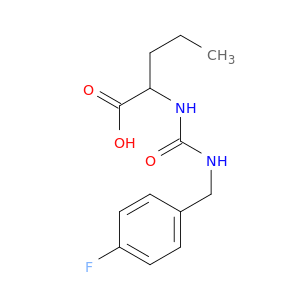 2-({[(4-fluorophenyl)methyl]carbamoyl}amino)pentanoic acid