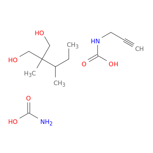 Carbamic acid,2-propynyl-, 2-(hydroxymethyl)-2,3-dimethylpentyl ester carbamate (ester) (8CI)