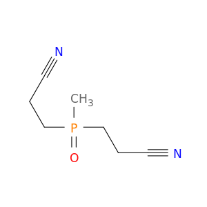 Propanenitrile, 3,3'-(methylphosphinylidene)bis-