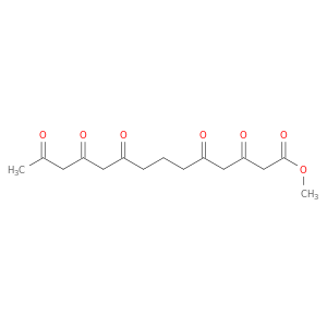 Tetradecanoic acid, 3,5,9,11,13-pentaoxo-, methyl ester
