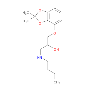 2-Propanol, 1-(butylamino)-3-[(2,2-dimethyl-1,3-benzodioxol-4-yl)oxy]-