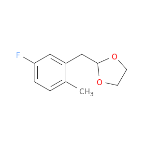 5-FLUORO-2-METHYL-(1,3-DIOXOLAN-2-YLMETHYL)BENZENE