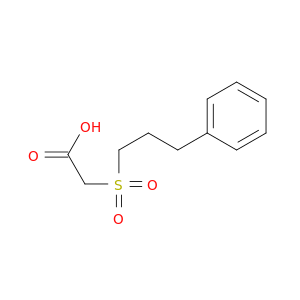 2-(3-Phenylpropanesulfonyl)acetic Acid