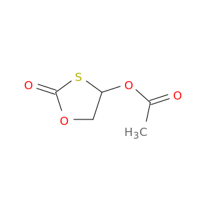 1,3-Oxathiolan-2-one, 4-(acetyloxy)-