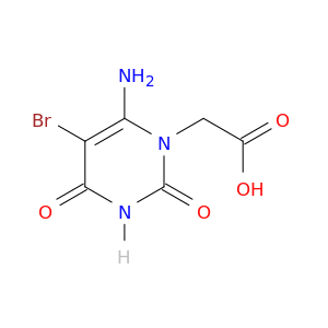 (6-amino-5-bromo-2,4-dioxo-3,4-dihydropyrimidin-1(2h)-yl)acetic acid