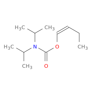 Carbamic acid, bis(1-methylethyl)-, (1Z)-1-butenyl ester