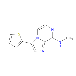 Imidazo[1,2-a]pyrazin-8-amine, N-methyl-3-(2-thienyl)-