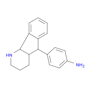 (+)-2,3,4,4a,5,9b-Hexahydro-5-(4-aminophenyl)-1H-indeno(1,2-b)pyridine
