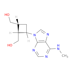 N6-METHYL-(2,3-BIS(HYDROXYMETHYL)CYCLOBUTYL)ADENINE